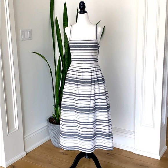 Joie Dresses & Skirts - Joie Black and White Striped Sundress w/ Pockets